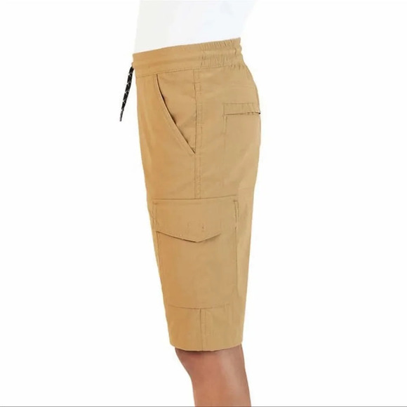 Weatherproof vintage Boys Cargo Shorts 2 Pair Tan Blue XSmall 5/6 - Picture 6 of 15